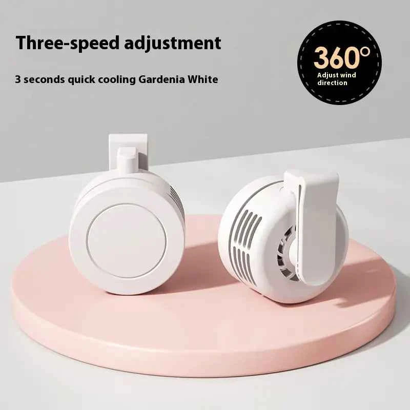 Mini USB Portable Fan – Compact, Quiet, Rechargeable with 3-Speed Settings