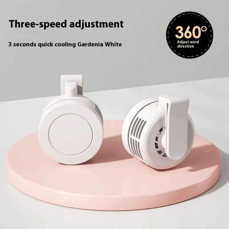 Mini USB Portable Fan – Compact, Quiet, Rechargeable with 3-Speed Settings