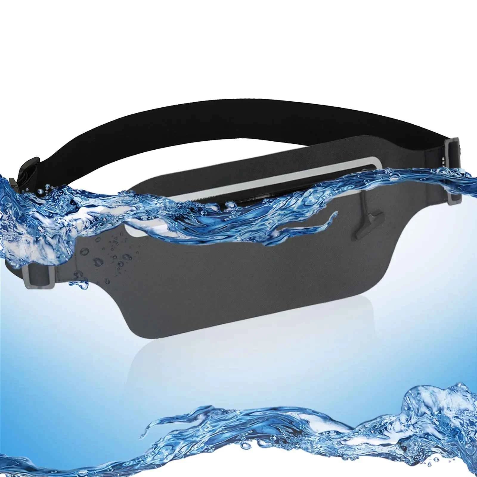 MOVOYEE Waterproof Dry Bag Fanny Pack – Slim Waist Pouch for Swimming, Running, Hiking & Travel