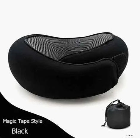 Premium Memory Foam Travel Neck Pillow | Ergonomic U-Shaped Support Cushion for Flights, Car & Office