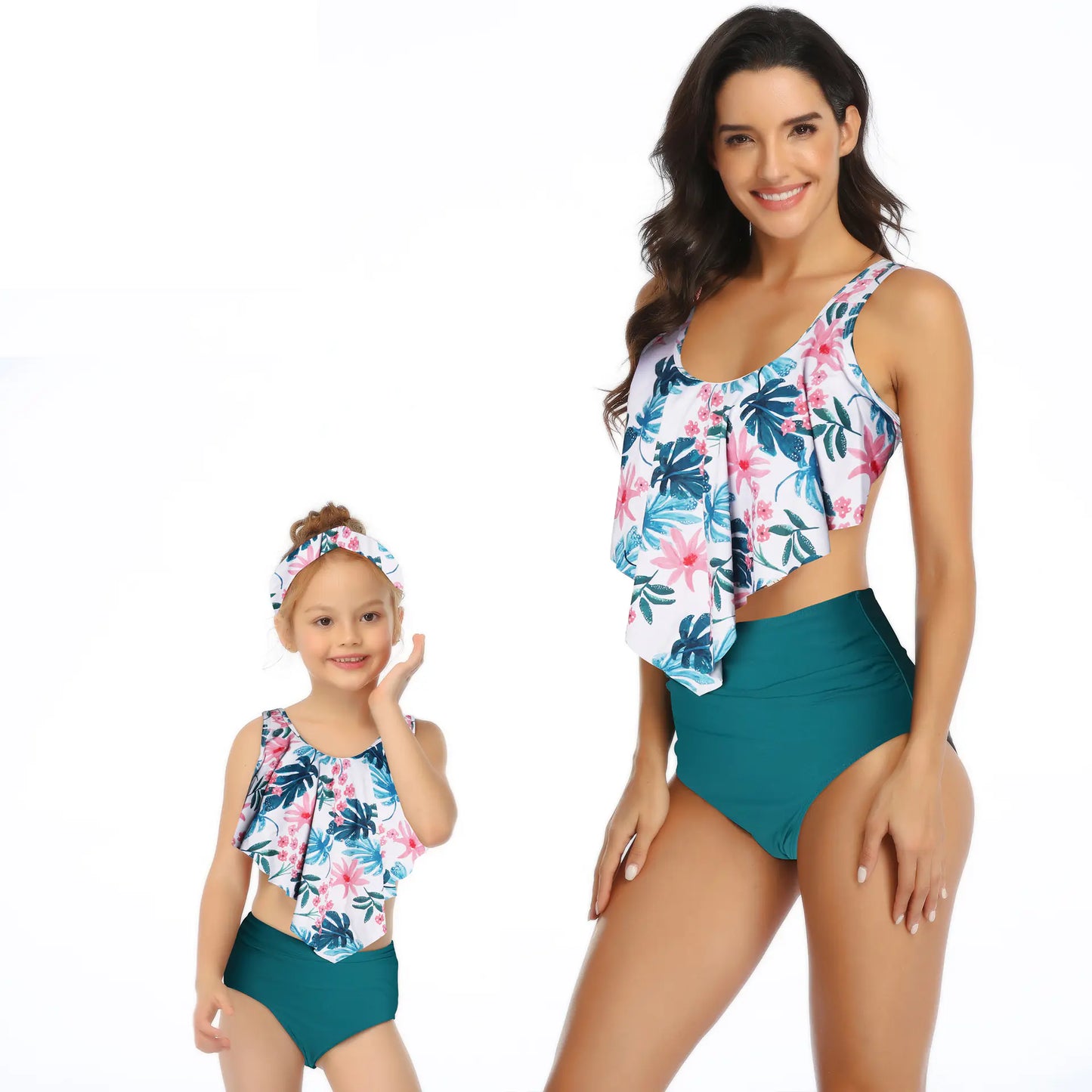 Mommy & Me Matching Bikini Set – Family Swimwear Collection