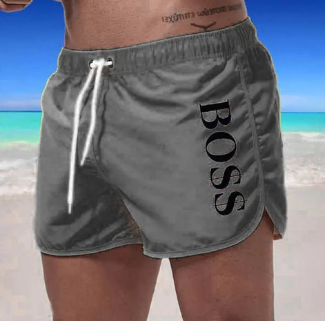 Men’s Multi-Color Beach Shorts – Stylish Polyester Swimwear