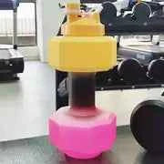 Dumbbell Shaped Sports Water Bottle – 550ml Leak-Proof Fitness Cup