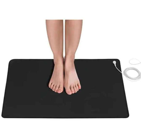Conductive Leather Yoga Mat – Eco-Friendly Grounding Mat with Non-Slip Surface