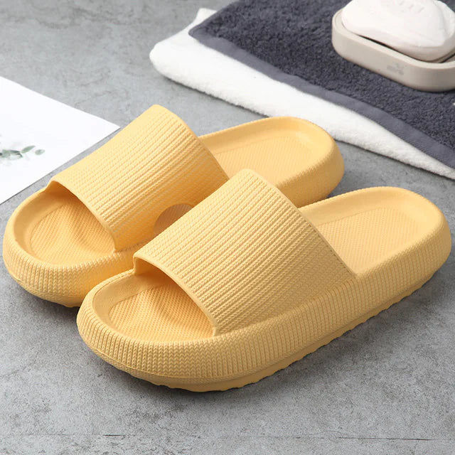 CloudStep™ Platform Beach Slippers – Cushioned Comfort for Summer