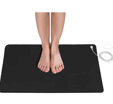 Conductive Leather Yoga Mat – Eco-Friendly Grounding Mat with Non-Slip Surface