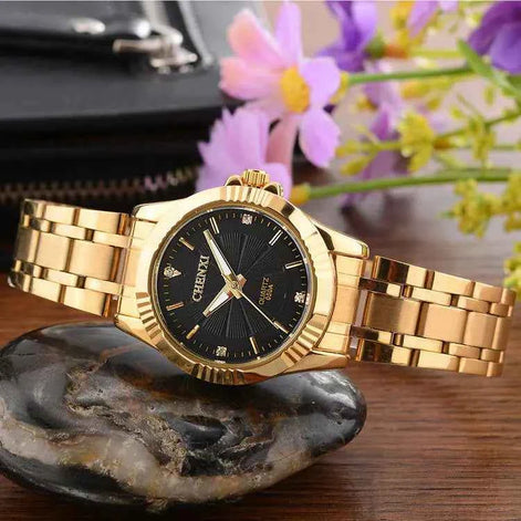 Couple’s Waterproof Quartz Watch – Deluxe Morning Edition, Unisex