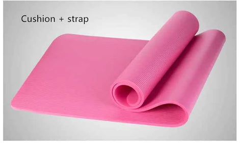 NBR Textured Yoga Mat – Extra Thick, Non-Slip & Cushioned for Comfort