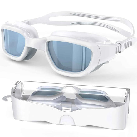 Zeligerstar Polarized Swimming Goggles – Anti-Fog UV Protection Swim Goggles for Men & Women | Leak-Proof, Adjustable, Panoramic Vision Pool Goggles