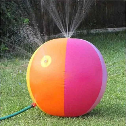 Inflatable Summer Water Polo Ball – Giant Outdoor Spray Beach Toy for Kids & Adults (Eco-Friendly PVC, Multicolor)