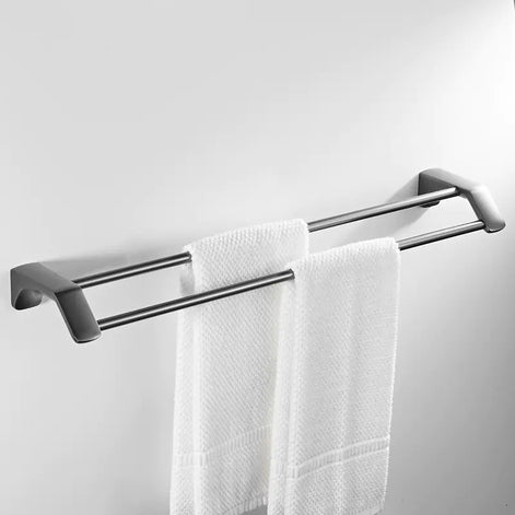 Premium 304 Stainless Steel Towel Rack Set for Bathroom, Kitchen, and Home Organization – Rustproof Wall Mounted Holder with Modern Minimalist Design