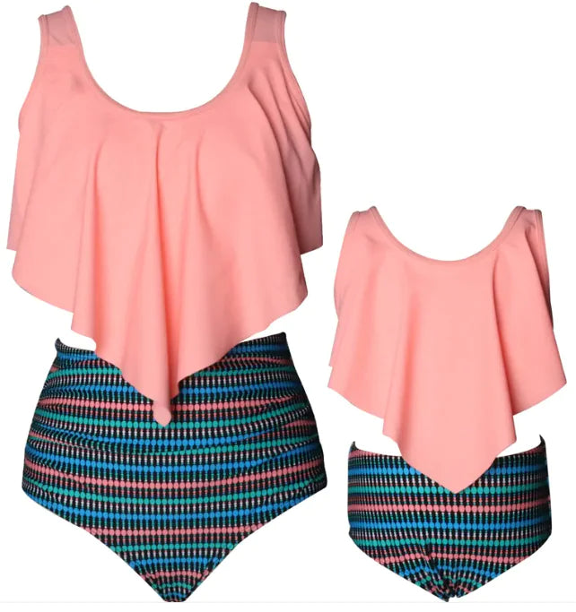 Mommy & Me Matching Bikini Set – Family Swimwear Collection