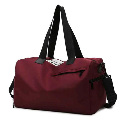 Waterproof Sports Gym Bag – Large Capacity Travel Duffel with Wet Pocket & Shoe Compartment