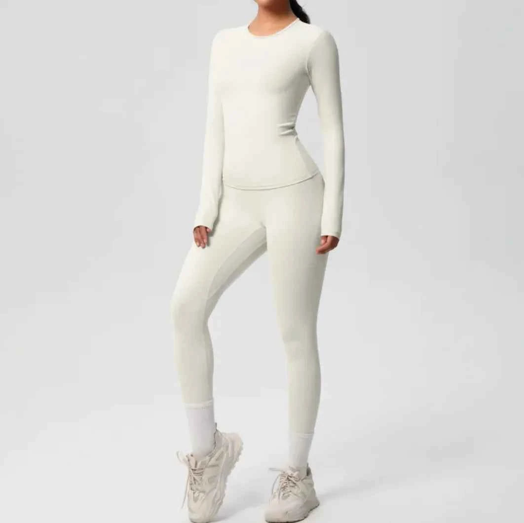 Premium Double-Sided Yoga Suit – Seamless, Stretch & Comfort