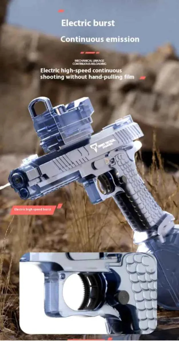 Electric Light-Up Water Gun – LED Rechargeable Battle Blaster