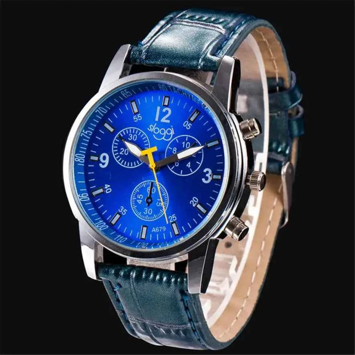 Unisex Fashion Leather Quartz Watch – Casual & Elegant Style
