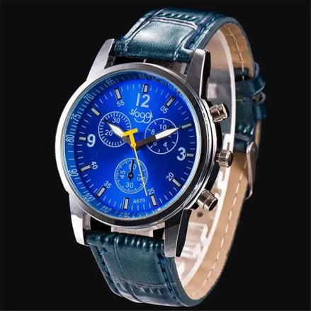 Unisex Fashion Leather Quartz Watch – Casual & Elegant Style