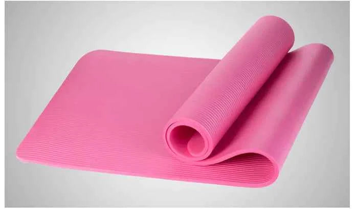 NBR Textured Yoga Mat – Extra Thick, Non-Slip & Cushioned for Comfort