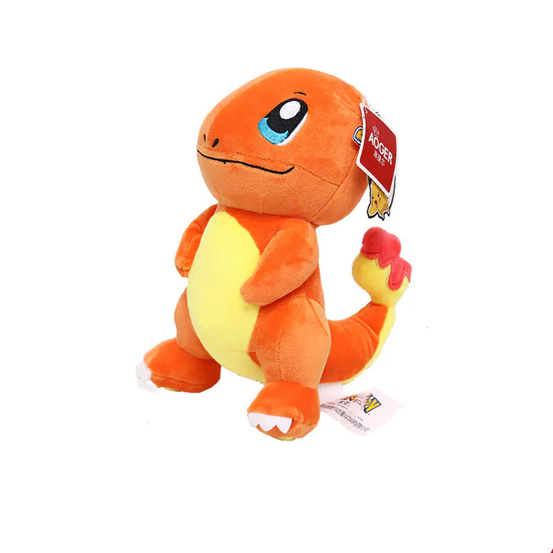 ✨ Authentic Pokémon Plush Toys – Pikachu, Charmander, Bulbasaur & Squirtle Collectibles (20cm)