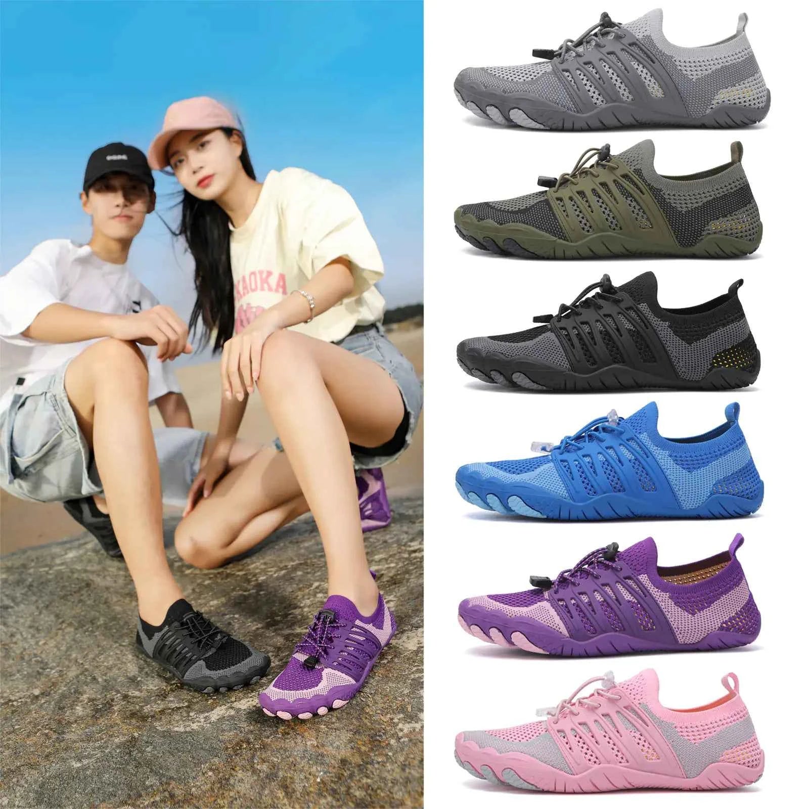 Outdoor Sports Water Shoes for Men & Women – Quick Dry, Non-Slip Aqua Sneakers