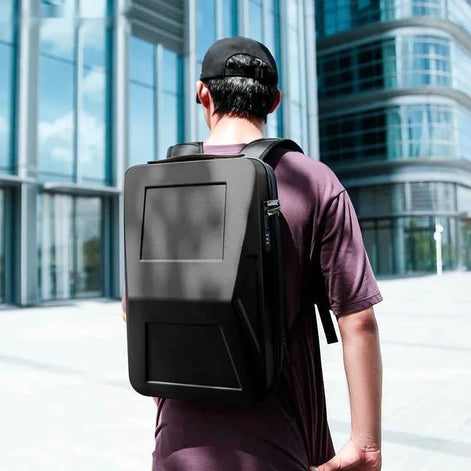Cyber Laptop Backpack – Anti-Theft, Hard Shell, USB Charging, 14-Inch Travel Bag