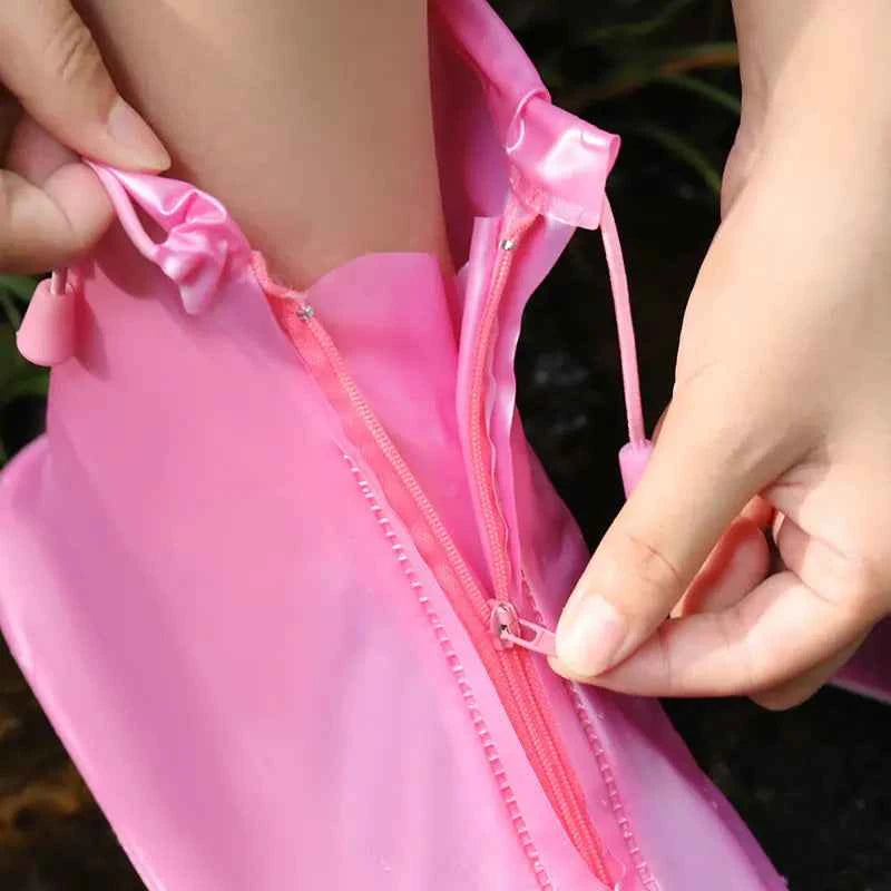 Waterproof Non-Slip Shoe Covers – Reusable PVC Rain Protection