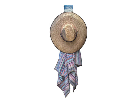 Wave & Hang™ Ocean Towel Hook – Handmade Resin & Exotic Wood Marble Holder
