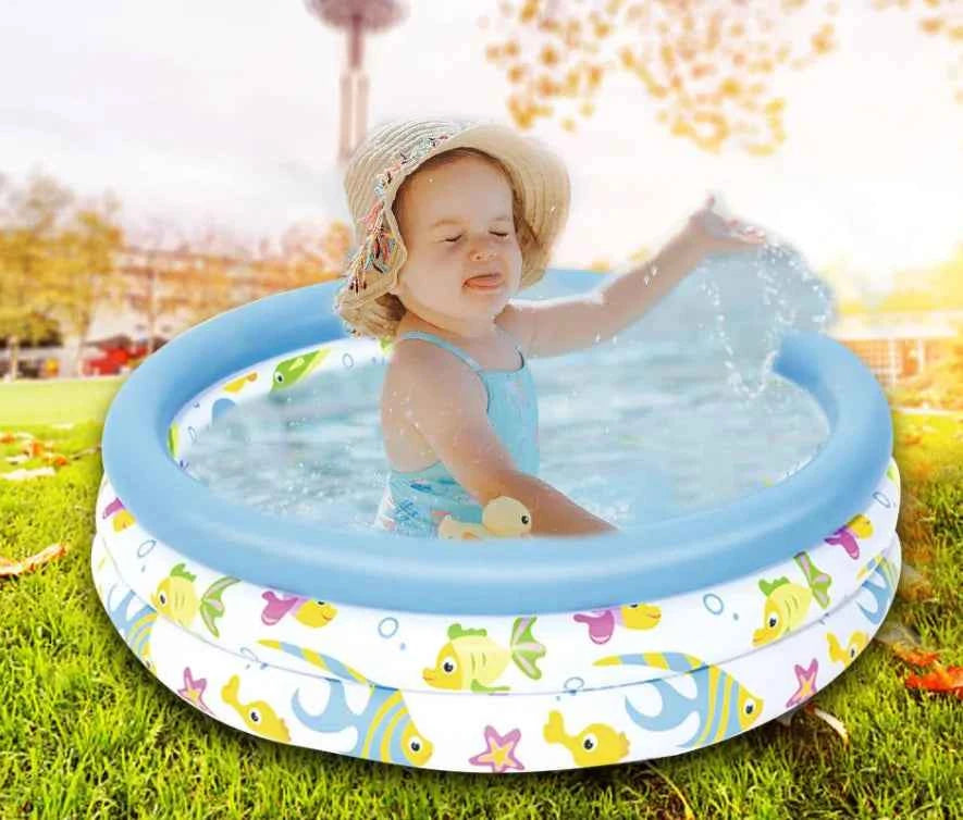 Inflatable Round Swimming Pool for Infants – Durable Baby Pool for Outdoor Summer Fun (Model 51009)
