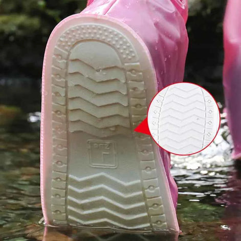 Waterproof Non-Slip Shoe Covers – Reusable PVC Rain Protection