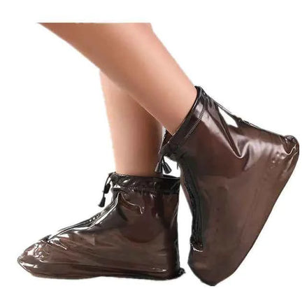 Waterproof Non-Slip Shoe Covers – Reusable PVC Rain Protection