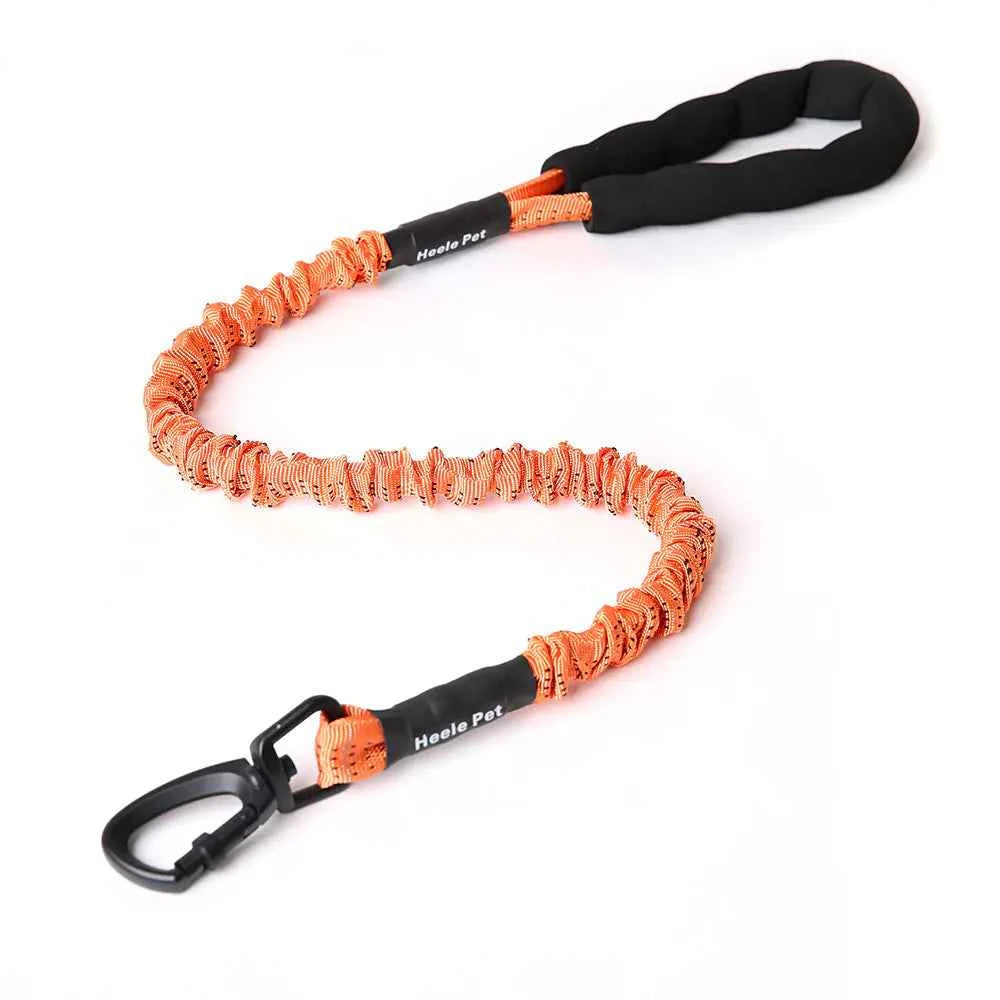 Heavy-Duty Elastic Dog Leash – Shock Absorbing Traction Rope for Medium & Large Dogs, Durable Bungee Lead for Walking, Training & Outdoor Adventures (Multiple Colors & Sizes)