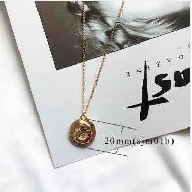 Alloy Shell Necklace | Ocean Life Pendant for Women – Elegant Beach Jewelry Gift