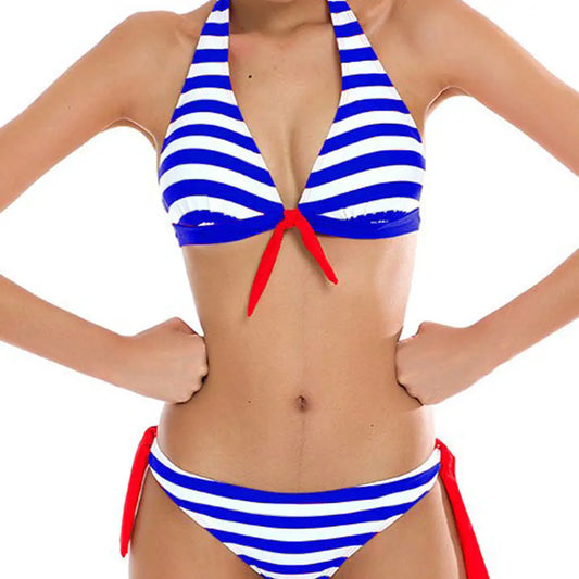 Sexy Two-Piece Bikini Set – Push-Up Swimwear for Beach & Pool
