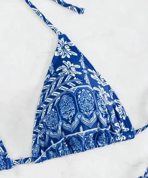 Bohemian Style Bikini Set – Sexy Summer Swimwear with Tribal Print