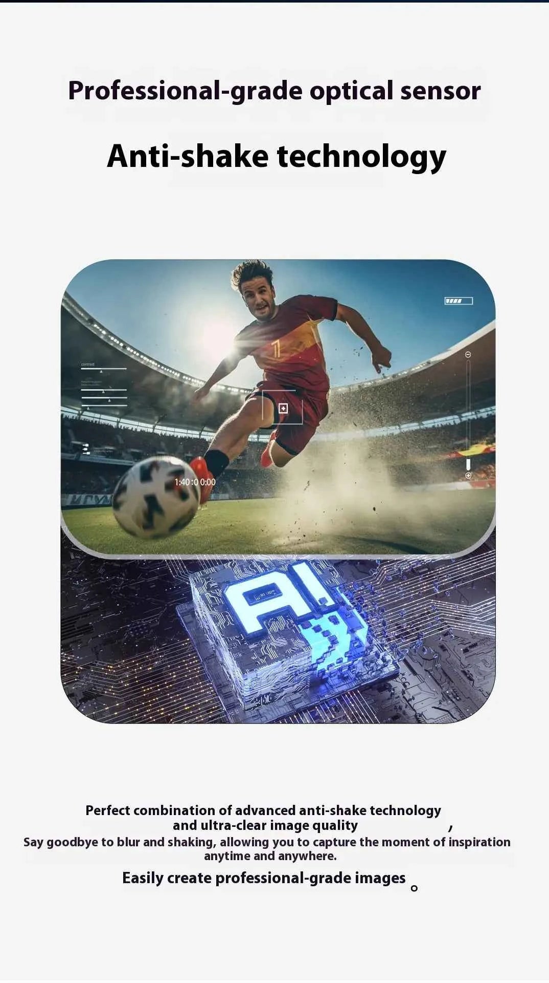 AI Tech Smart Glasses - HD Video Recording & Touch Controls