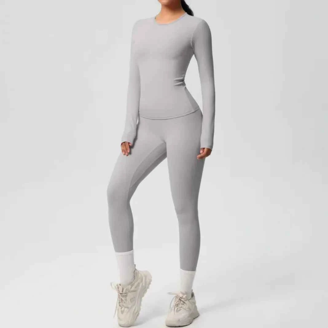Premium Double-Sided Yoga Suit – Seamless, Stretch & Comfort