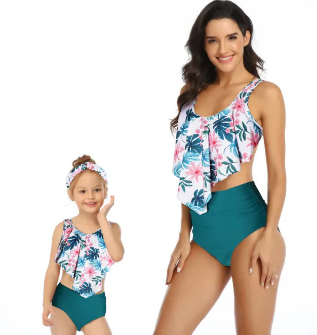 Mommy & Me Matching Bikini Set – Family Swimwear Collection