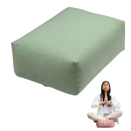 Wellrox Rectangular Yoga Bolster Pillow – 100% Cotton, Firm & Supportive