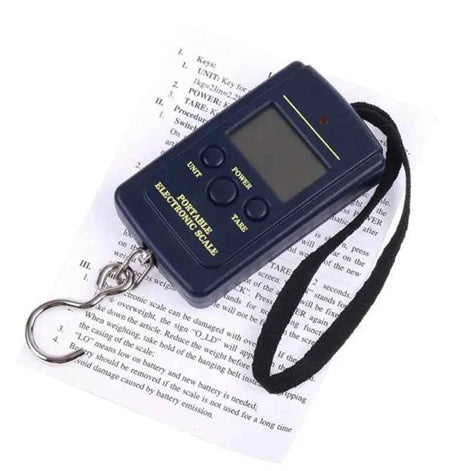 A01 Portable Digital Luggage Scale – 40kg Capacity with Backlight