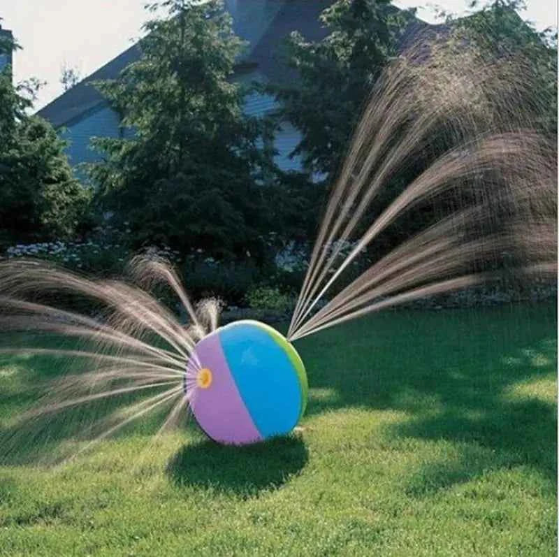Inflatable Summer Water Polo Ball – Giant Outdoor Spray Beach Toy for Kids & Adults (Eco-Friendly PVC, Multicolor)