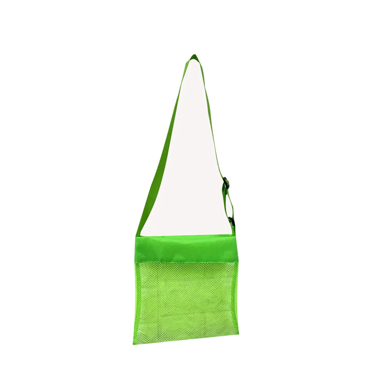 Summer Portable Mesh Beach Bag – Lightweight Toy & Shell Organizer for Kids