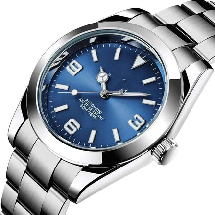 Men’s Automatic Mechanical Watch – Stainless Steel, Waterproof, Self-Winding