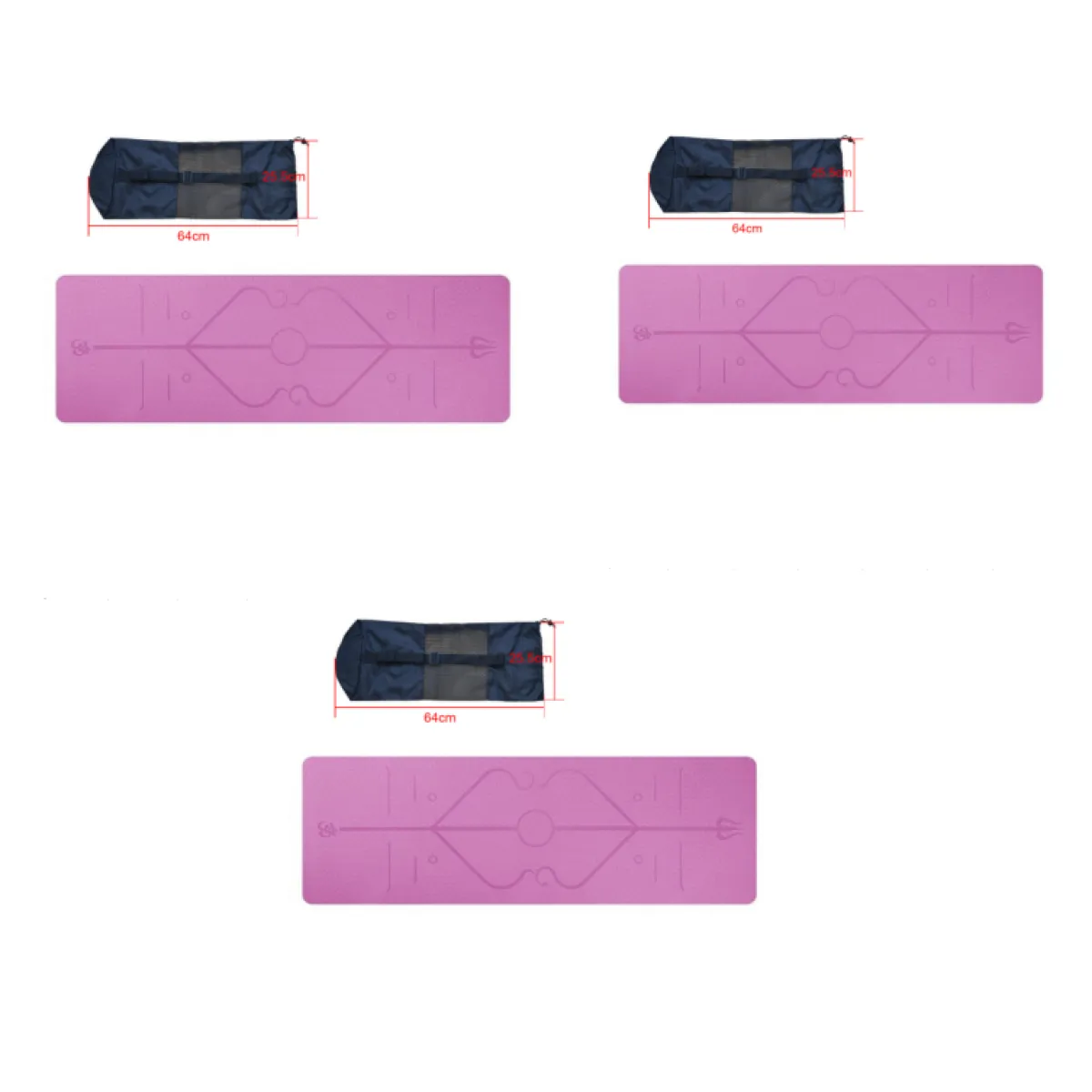 Non-Slip Fitness Yoga Mat – Cushioned, Durable & Lightweight for All Workouts
