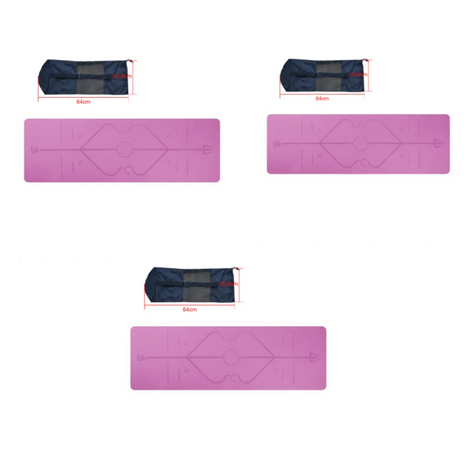 Non-Slip Fitness Yoga Mat – Cushioned, Durable & Lightweight for All Workouts