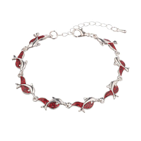 Ocean Dolphin Charm Bracelet – Women’s Fashion Jewelry Gift