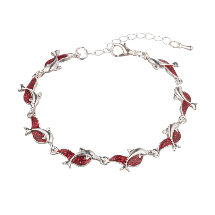 Ocean Dolphin Charm Bracelet – Women’s Fashion Jewelry Gift