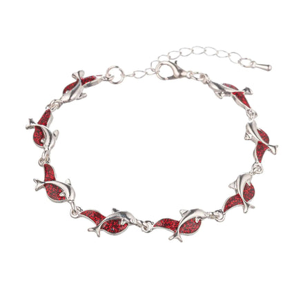 Ocean Dolphin Charm Bracelet – Women’s Fashion Jewelry Gift