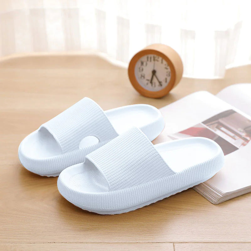 CloudStep™ Platform Beach Slippers – Cushioned Comfort for Summer