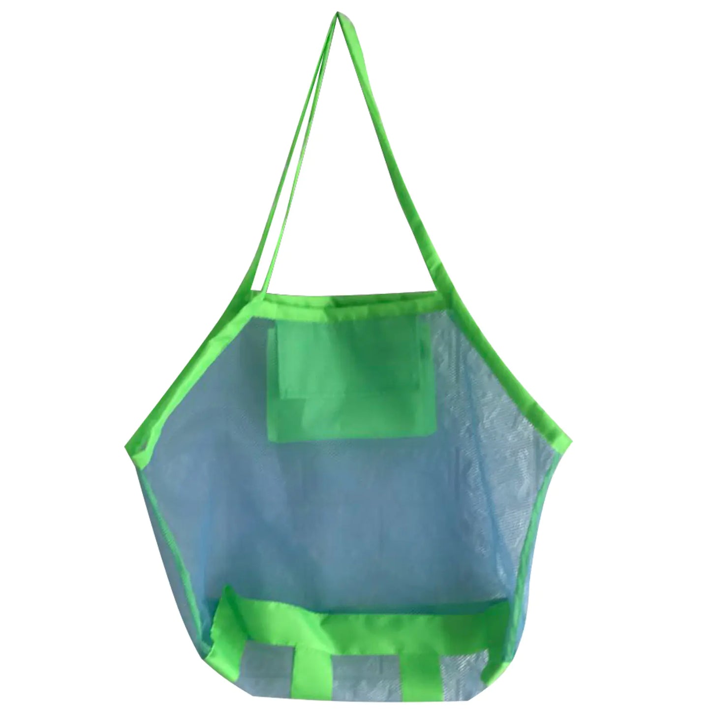 Summer Portable Mesh Beach Bag – Lightweight Toy & Shell Organizer for Kids