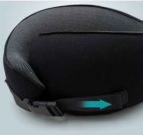 Premium Memory Foam Travel Neck Pillow | Ergonomic U-Shaped Support Cushion for Flights, Car & Office